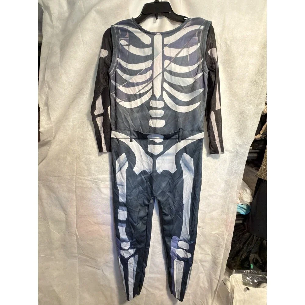 Spirit Halloween Fortnite Skull Trooper Youth Costume Complete Outfit, L 12-14